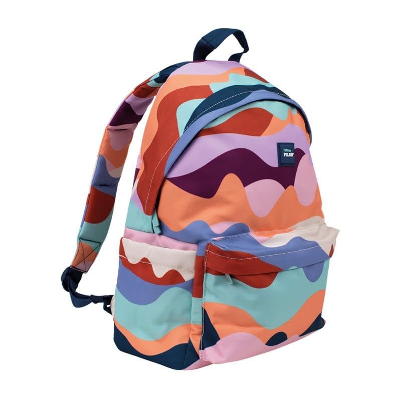 Milan 2-Zip Urban Backpack (22 L) - The Fun Series Multicolour - Image 1
